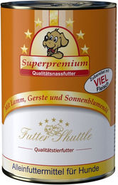 Futter Shuttle Hund Nassfutter Lamm Dose 400g ohne Konservierungsstoffe Zucker und Farbstoffe laktosefrei – Bild 1 von 1