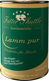 Produktbild von Futter Shuttle Hund Nassfutter Lamm Hypoallergen Monoprotein 400g