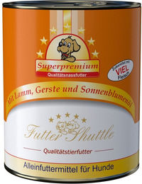 Futter Shuttle Hund Nassfutter Lamm in der Dose ohne Konservierungsstoffe ohne Zucker und laktosefrei – Bild 1 von 1