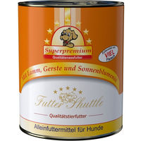 Produktbild von Futter Shuttle Hund Nassfutter Lamm in der Dose ohne Konservierungsstoffe ohne Zucker und laktosefrei