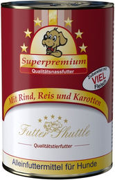 Futter Shuttle Hund Nassfutter Rind in der Dose laktosefrei und ohne Konservierungsstoffe 400g – Bild 1 von 1