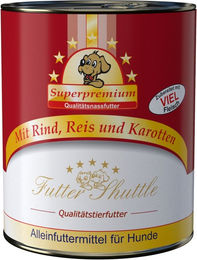 Futter Shuttle Hund Nassfutter Rind in der Dose laktosefrei und ohne Konservierungsstoffe 800g – Bild 1 von 1