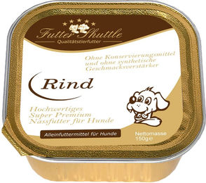 Produktbild von Futter Shuttle Hund Nassfutter Rind in Schalen ohne Konservierungsstoffe und Zucker