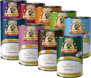 Produktbild von Futter Shuttle Hunde Nassfutter Dose ohne Konservierungsstoffe ohne Zucker laktosefrei 54g