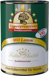 Produktbild von Futter Shuttle Hundefutter Nassfutter Lamm Sensitive Magen-Darm Laktosefrei 400g Dose