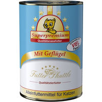 Produktbild von Futter Shuttle Katzen Nassfutter Geflügel ohne Konservierungsstoffe und Zucker 400g Dose