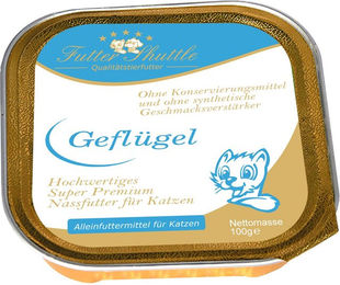 Futter Shuttle Katzen Nassfutter Geflügel Schale glutenfrei laktosefrei ohne Konservierungsstoffe und Zucker – Bild 1 von 1