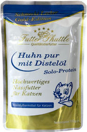 Futter Shuttle Katzen Nassfutter Gold Edition Huhn pur mit Distelöl monoprotein für alle Katzen – Bild 1 von 1