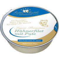 Produktbild von Futter Shuttle Katzen Nassfutter Hühnerfilet mit Pute in der Schale