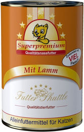Produktbild von Futter Shuttle Katzen Nassfutter Lamm ohne Konservierungsstoffe und Zucker 400g Dose