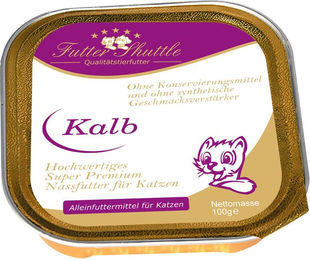 Futter Shuttle Katzen Nassfutter Schale Kalb glutenfrei laktosefrei ohne Konservierungsstoffe und Zucker – Bild 1 von 1