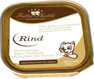 Futter Shuttle Katzen Nassfutter Schale Rind glutenfrei laktosefrei ohne Konservierungsstoffe und Zucker – Bild 1 von 1