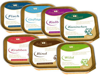 Produktbild von Futter Shuttle Katzen Nassfutter XL Sparpaket glutenfrei und laktosefrei ohne Konservierungsstoffe und Zucker