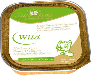 Produktbild von Futter Shuttle Nassfutter für Katzen Schale Wild Glutenfrei Laktosefrei Ohne Konservierungsstoffe und Zucker