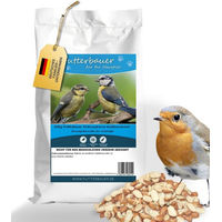 Produktbild von Futterbauer Erdnusskerne teilblanchiert Vogelfutter für Wildvögel und Eichhörnchen 10kg