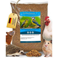 Produktbild von Futterbauer Ergänzungsfutter mit Soldatenfliegenlarven für Vögel, Fische, Hühner und Nager 10kg