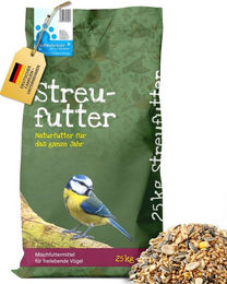 Produktbild von Futterbauer Ganzjahres-Wildvogelstreufutter für Meisen und andere Vögel 25 kg