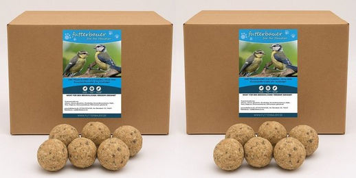 Produktbild von Futterbauer Meisenknödel mit Insekten für Wildvögel 2x 90g