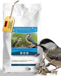 Produktbild von Futterbauer Sonnenblumenkerne gestreift für Wildvögel 25 kg