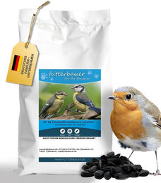 Futterbauer Vogelfutter Sonnenblumenkerne schwarz 10kg – Bild 1 von 1