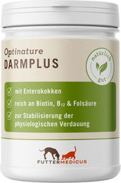 Futtermedicus Optinature DarmPlus Pulver mit Probiotika zur Magen-Darm-Unterstützung 150g – Bild 1 von 1