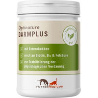 Produktbild von Futtermedicus Optinature DarmPlus Pulver mit Probiotika zur Magen-Darm-Unterstützung 150g