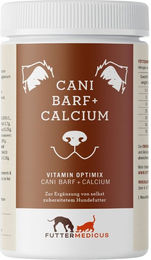 Futtermedicus Vitamin Optimix Cani BARF plus Calcium Mineralfutter Pulver für Hunde Adult 1000g – Bild 1 von 1