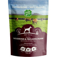 Produktbild von Futterprobe Irisches Weiderind und Freiland-Huhn mit Gemüse und Kelp-Alge getreidefrei für Adult