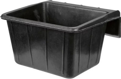 Futtertrog für Pferde Zaldi aus Gummi Schwarz – Bild 1 von 1