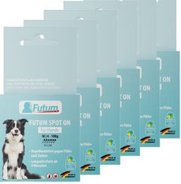 FUTUM Spot On Repellent-Mittel gegen Flöhe und Zecken für Hunde 4-10kg Adult - 43,2 ml – Bild 1 von 2