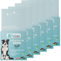 Produktbild von FUTUM Spot On Repellent-Mittel gegen Flöhe und Zecken für Hunde 4-10kg Adult - 43,2 ml