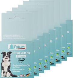 Produktbild von FUTUM Spot On Repellent-Mittel gegen Flöhe und Zecken für Hunde kleiner Rassen 57,6 ml - 57,6 ml