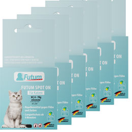 Produktbild von FUTUM Spot-On Repellent-Mittel gegen Flöhe und Zecken für Katzen Kitten und Junior 36x1,2ml - 43,2 ml
