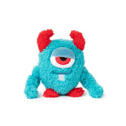Produktbild von FuzzYARD Armstrong Hundespielzeug aus Plüsch in Blau Türkis Größe L mit Quietschfunktion