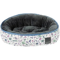 Produktbild von FuzzYard Best In Show Umkehrbares Hundebett für erwachsene Hunde aus Polyester in Weiß und Bunt
