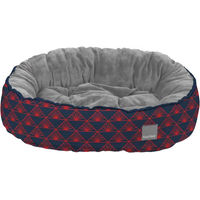 Produktbild von FuzzYard Charleston Umkehrbares Hundebett für erwachsene Hunde in Blau aus Polyester