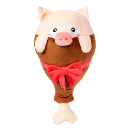 Produktbild von FuzzYARD Ham A Merry Pigmas Plüschspielzeug für Hunde Weihnachten Größe L