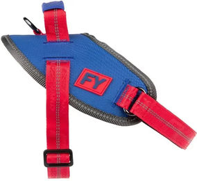 Produktbild von FuzzYard Hundegeschirr Flash Blau Bunt Größe L aus Polyester