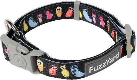 Produktbild von FuzzYard Hundehalsband Bed Bugs aus Neopren wasserabweisend Schwarz Bunt Größe S