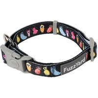 Produktbild von FuzzYard Hundehalsband Bed Bugs aus Neopren wasserabweisend Schwarz Bunt Größe S