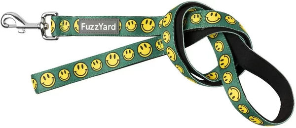 Produktbild von FuzzYard Hundeleine Biggie Smiles aus Neopren in Grün