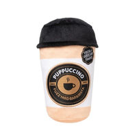 Produktbild von FuzzYARD Hundespielzeug Barkrista Puppuccino Plüschspielzeug Beige