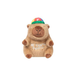 Produktbild von FuzzYard Hundespielzeug Cap-Ybara Plüschspielzeug aus Polyester Braun für alle Altersstufen und Größen