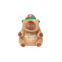 Produktbild von FuzzYard Hundespielzeug Cap-Ybara Plüschspielzeug aus Polyester Braun für alle Altersstufen und Größen