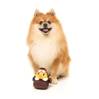 Produktbild von FuzzYard Hundespielzeug Ducks Amelia Quackhart Plüschspielzeug Gelb Größe S