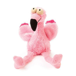 Produktbild von FuzzYard Hundespielzeug Flo der Flamingo Plüschspielzeug Rosa Größe L