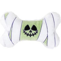 Produktbild von Fuzzyard Hundespielzeug Ghoul Bone Quietschspielzeug aus Polyester Größe L Weiß