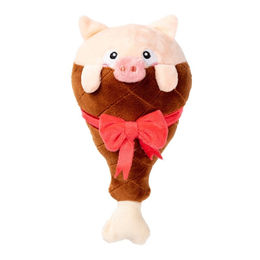 Produktbild von FuzzYard Hundespielzeug Ham A Merry Pigmas Plüschspielzeug Weihnachten Größe S