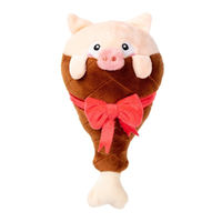 Produktbild von FuzzYard Hundespielzeug Ham A Merry Pigmas Plüschspielzeug Weihnachten Größe S