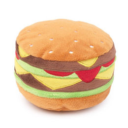 Produktbild von FuzzYARD Hundespielzeug Hamburger Plüschspielzeug aus Polyester bunt